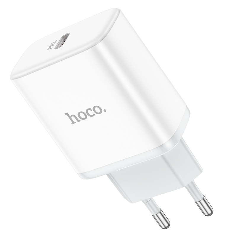 Сетевое зарядное устройство HOCO C104A Stage 1xUSB-C, 20W, белый фото