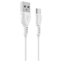 Кабель USB BOROFONE BX51 Triumph USB - Type-C, 3A, 1 м, белый оптом недорого с доставкой Кабель USB BOROFONE BX51 Triumph USB - Type-C, 3A, 1 м, белый фото