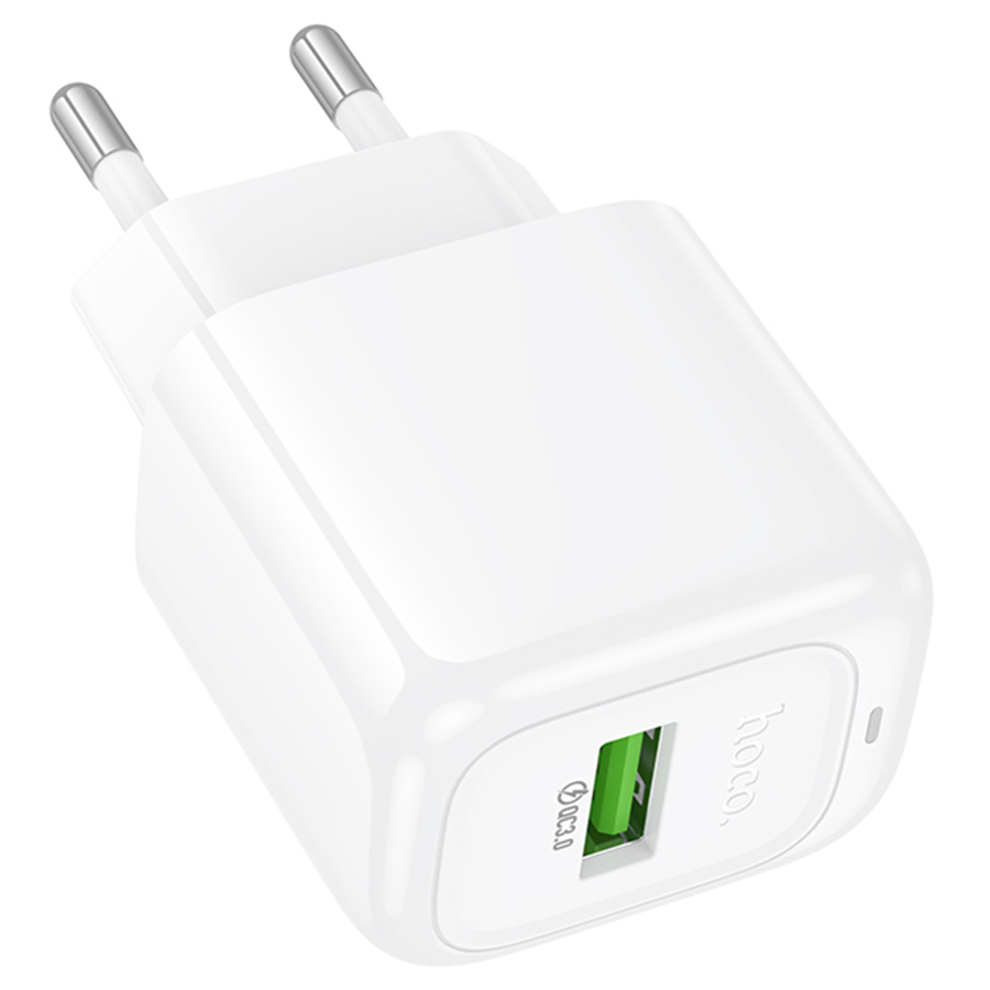 Сетевое зарядное устройство HOCO CS52A Surplus 1xUSB, 18W, белый фото