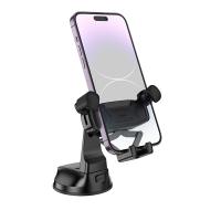 Автомобильный держатель HOCO H67 Gamble , зажимной, на приборную панель, черный фото