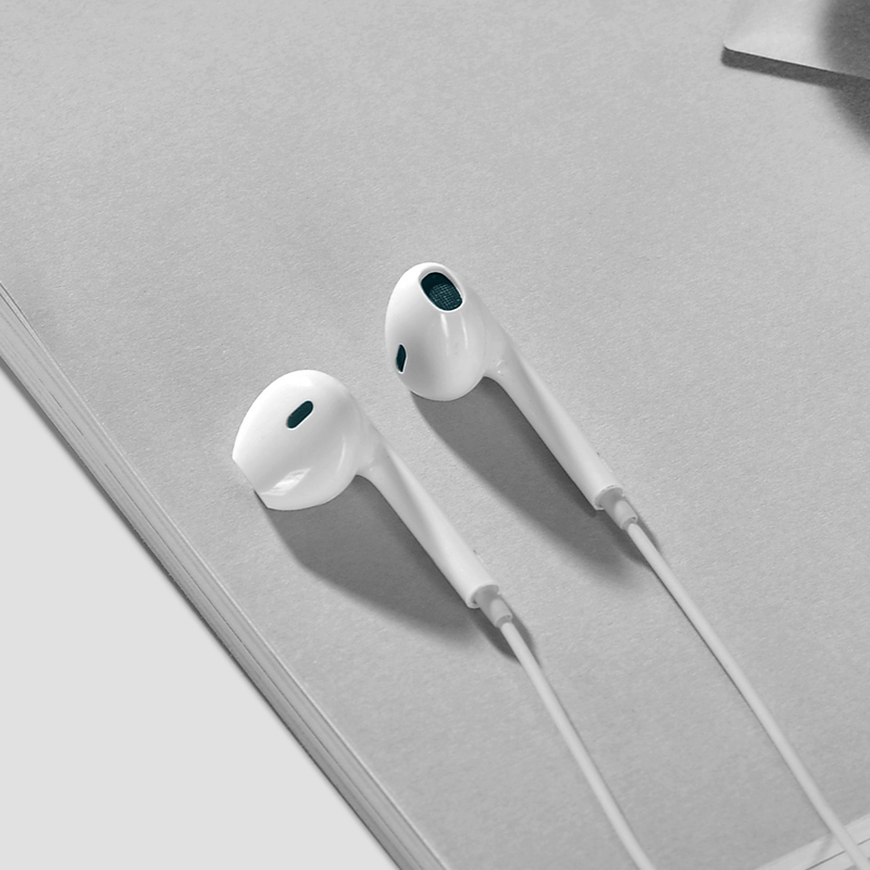 Проводные наушники BOROFONE BM100 Fuente, Type-C, 1.2 м, белый фото