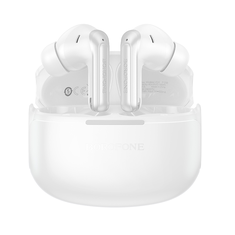 Беспроводные наушники TWS BOROFONE FQ9 Plus Peaceful, Bluetooth 5.4, белый фото