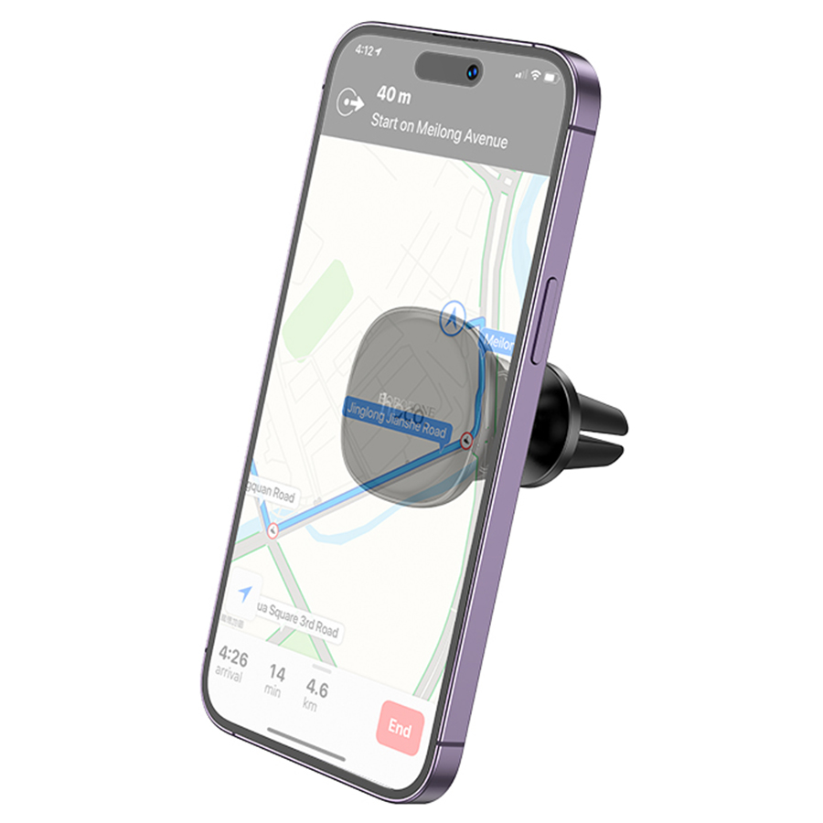 Автомобильный держатель BOROFONE BH102 Cloud, магнитный, на воздуховод, черный фото