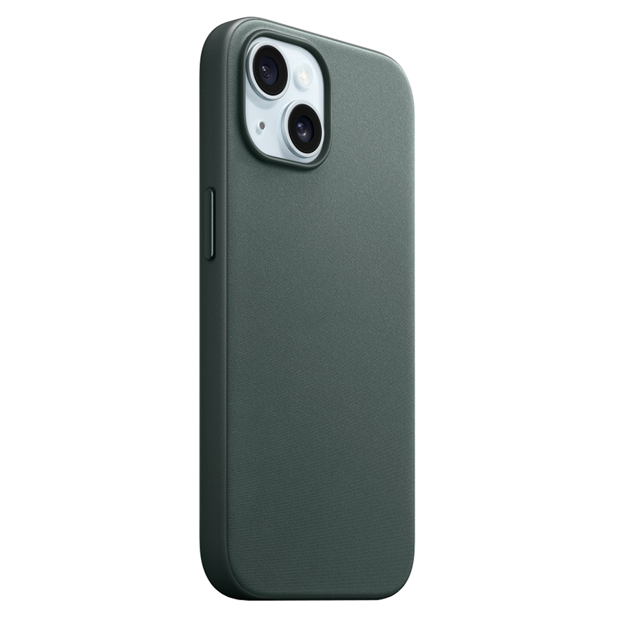 Чехол Finewoven Case With MagSafe и Анимация цвета для iPhone 15 6.1", Вечнозеленый Evergreen (4) фото