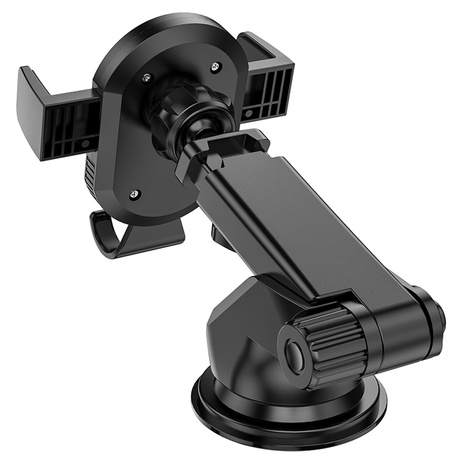 Автомобильный держатель BOROFONE BH39 Amazing, зажимной, на приборная панель/лобовое стекло, черный фото