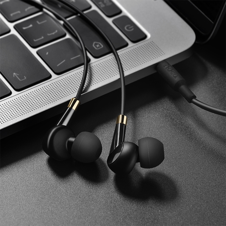 Проводные наушники HOCO M58 Amazing, Jack 3.5mm, 1.2 м, черный фото