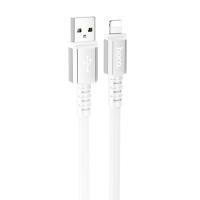 Кабель USB HOCO X85 Strength USB - Lightning, 2.4А, 1 м, белый фото