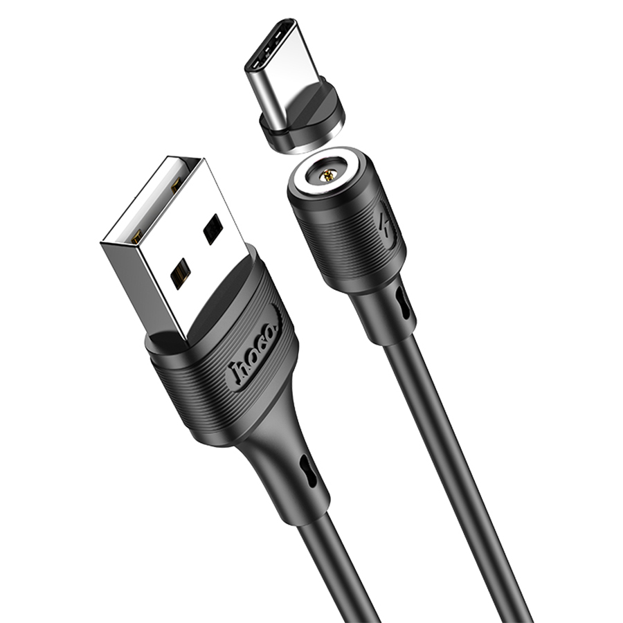Кабель USB HOCO X52 Sereno USB - Type-C магнитный, 2А, 1 м, черный фото