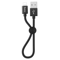 Кабель USB HOCO X35 Premium USB - Lightning, 2.4А, 25 см, черный фото