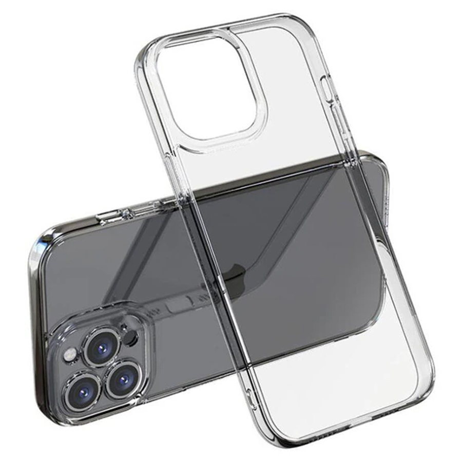 Чехол Clear Case пластиковый для iPhone 11 Pro, темно-прозрачный фото