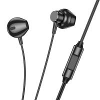 Проводные наушники HOCO M125 Smart, Jack 3.5mm, 1.2 м, черный фото