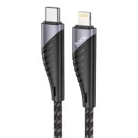 Кабель USB-C HOCO U95 Freeway Type-C - Lightning, 20W, 1.2 м, черный оптом недорого с доставкой Кабель USB-C HOCO U95 Freeway Type-C - Lightning, 20W, 1.2 м, черный фото