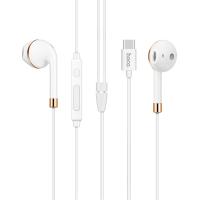 Проводные наушники HOCO L8 Bluetooth, Type-C, 1.2 м, белый фото