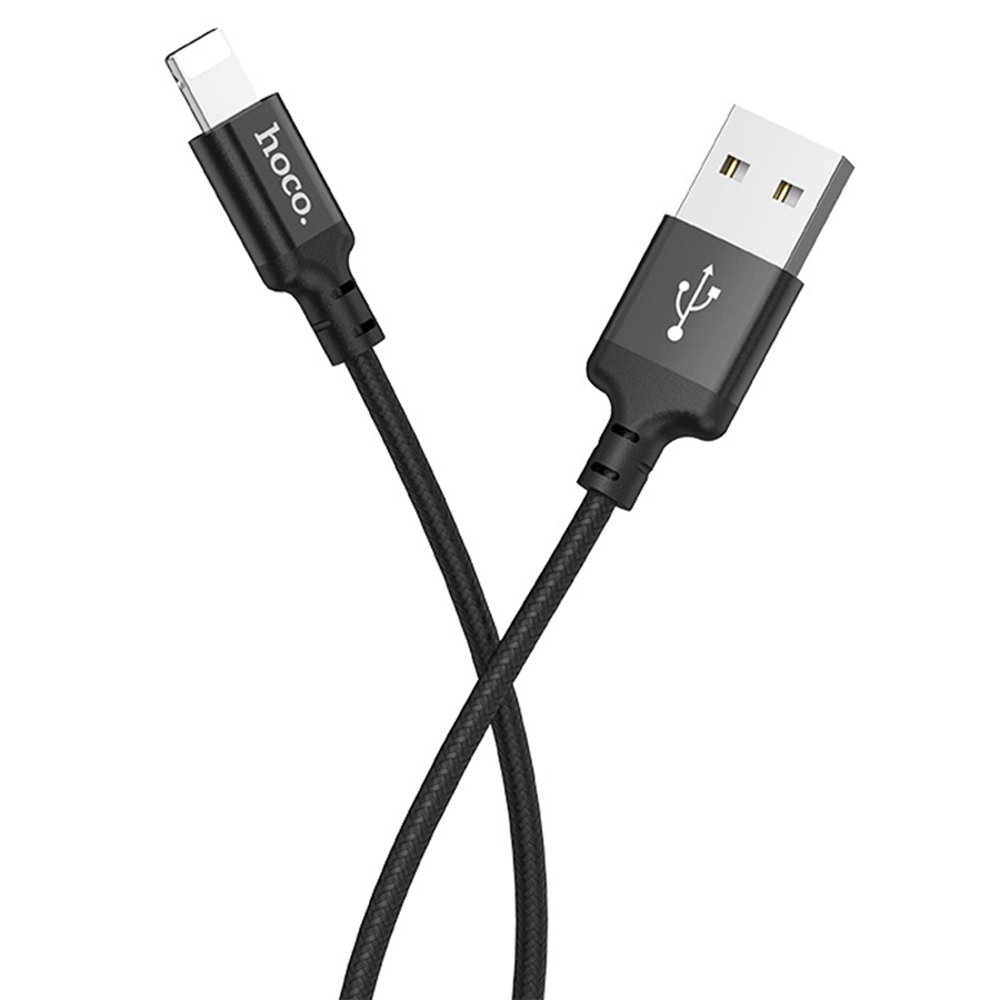 Кабель USB HOCO X14 Times speed USB - Lightning, 2А, 1 м, черный фото