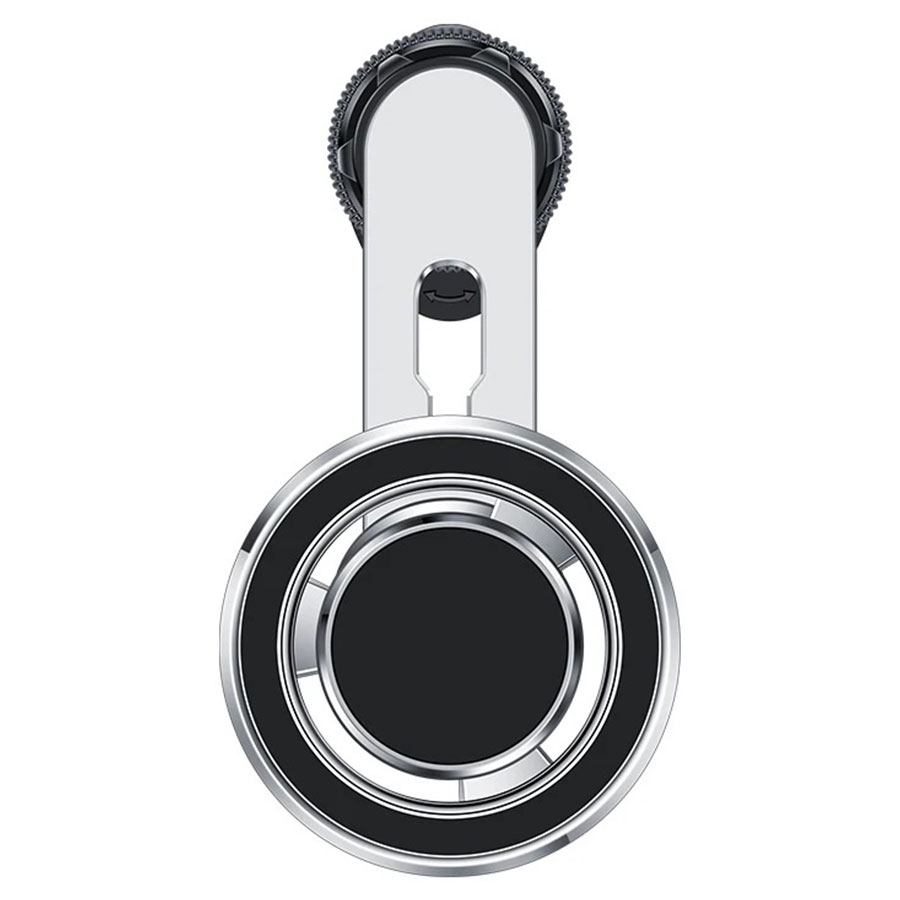 Автомобильный держатель JMARY MH-78, магнитный, на воздуховод, серый металлик фото