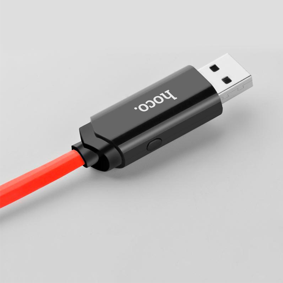 Кабель USB HOCO U29 LED displayed timing USB - MicroUSB, 2А, 1.2 м, красный+черный оптом недорого с доставкой Кабель USB HOCO U29 LED displayed timing USB - MicroUSB, 2А, 1.2 м, красный+черный фото