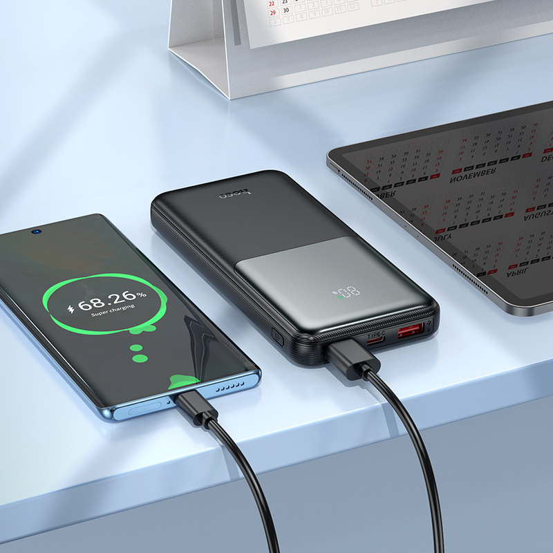 Портативный аккумулятор HOCO J136 Sirui, 22.5W, 10000 мА⋅ч, черный фото