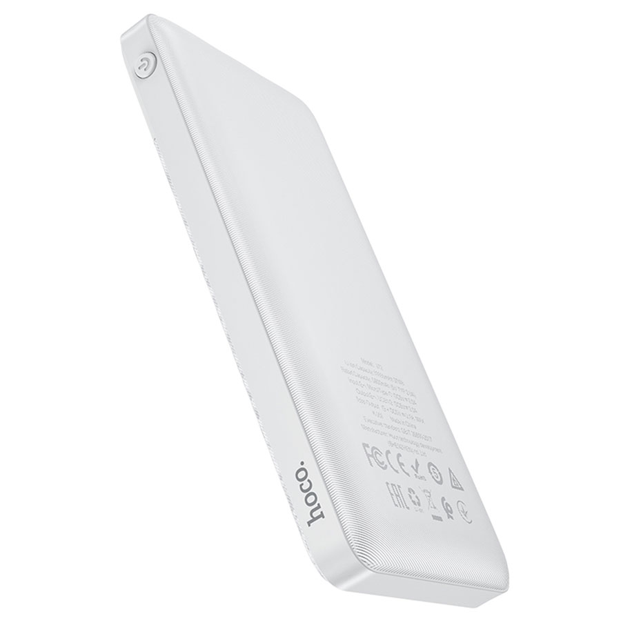 Портативный аккумулятор HOCO J72 Easy, 10000 мА⋅ч, белый фото