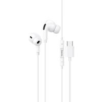 Проводные наушники HOCO M83 Type-C Original, Type-C, 1.2 м, белый фото