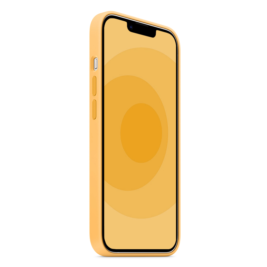 Чехол Silicone Case with MagSafe и Анимация цвета для iPhone 12 Pro Max 6.7", ярко-желтый (13) фото