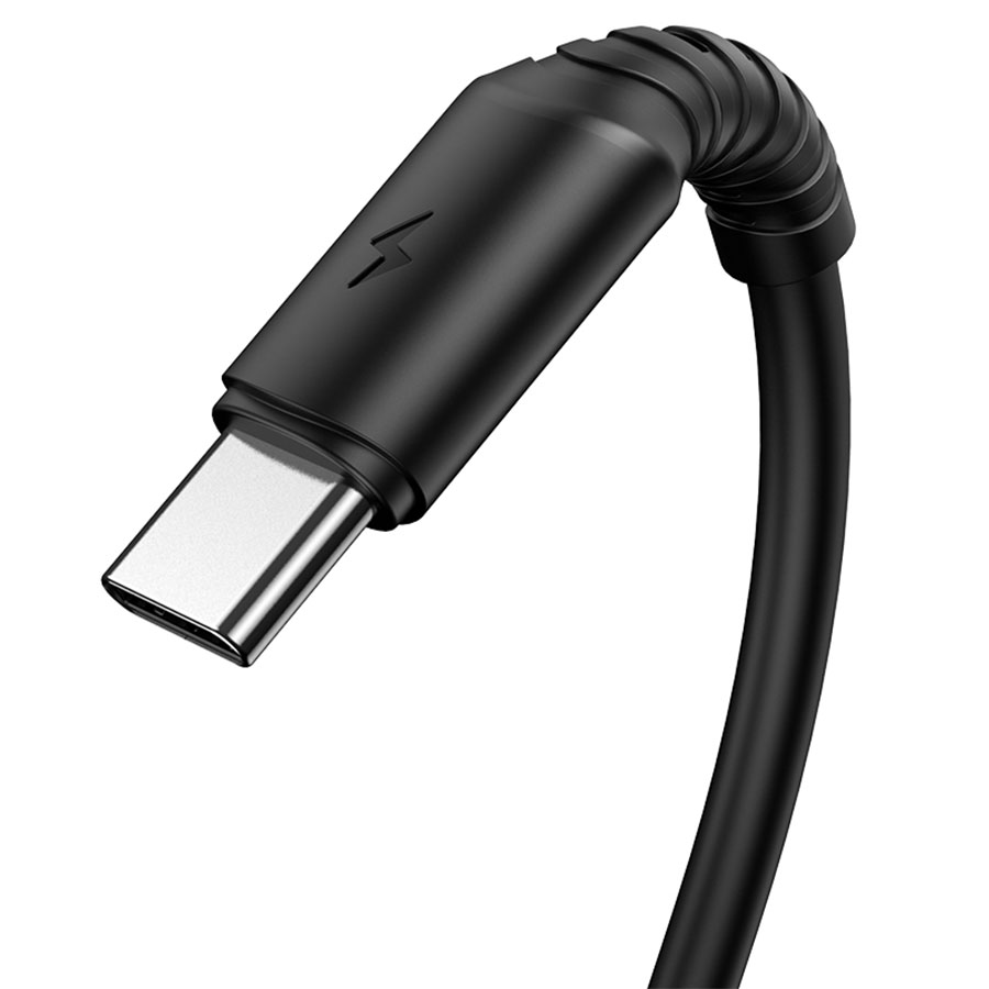 Кабель USB BOROFONE BX47 Coolway USB - Type-C, 2.4А, 1 м, черный оптом недорого с доставкой Кабель USB BOROFONE BX47 Coolway USB - Type-C, 2.4А, 1 м, черный фото