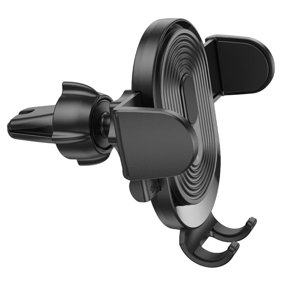 Автомобильный держатель BOROFONE BH84 Experience, зажимной, на воздуховод, черный фото