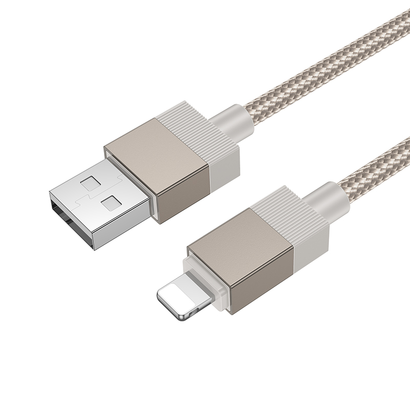 Кабель USB HOCO X110 Honorific USB - Lightning, 2.4А, 1 м, золотой фото