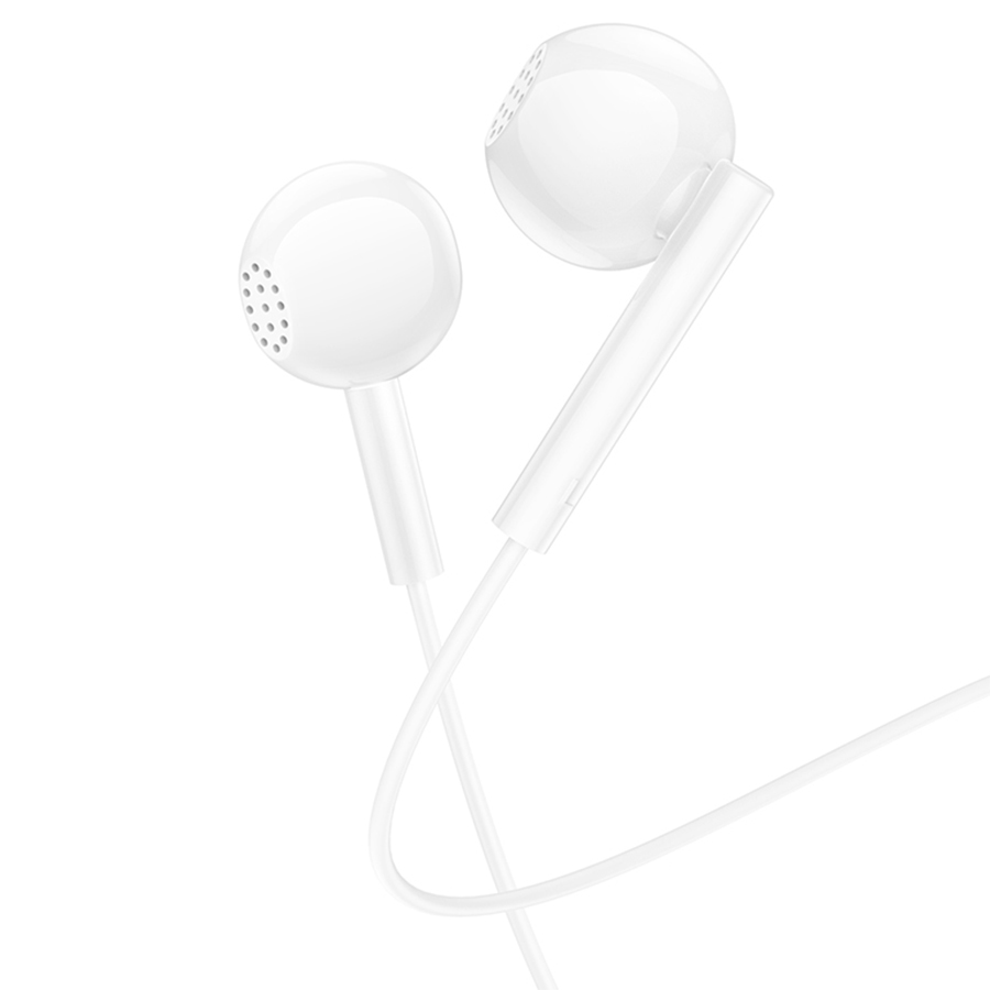 Проводные наушники BOROFONE BM76 Ocean, Jack 3.5mm, 1.2 м, белый фото