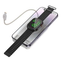 Портативный аккумулятор HOCO Q43 Clever, с беспроводной зарядкой, 20W, 10000 мА⋅ч, серебристый фото