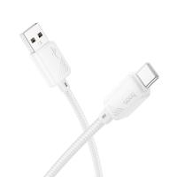 Кабель USB HOCO X113 Beneficio USB - Type-C, 3A, 1 м, белый фото