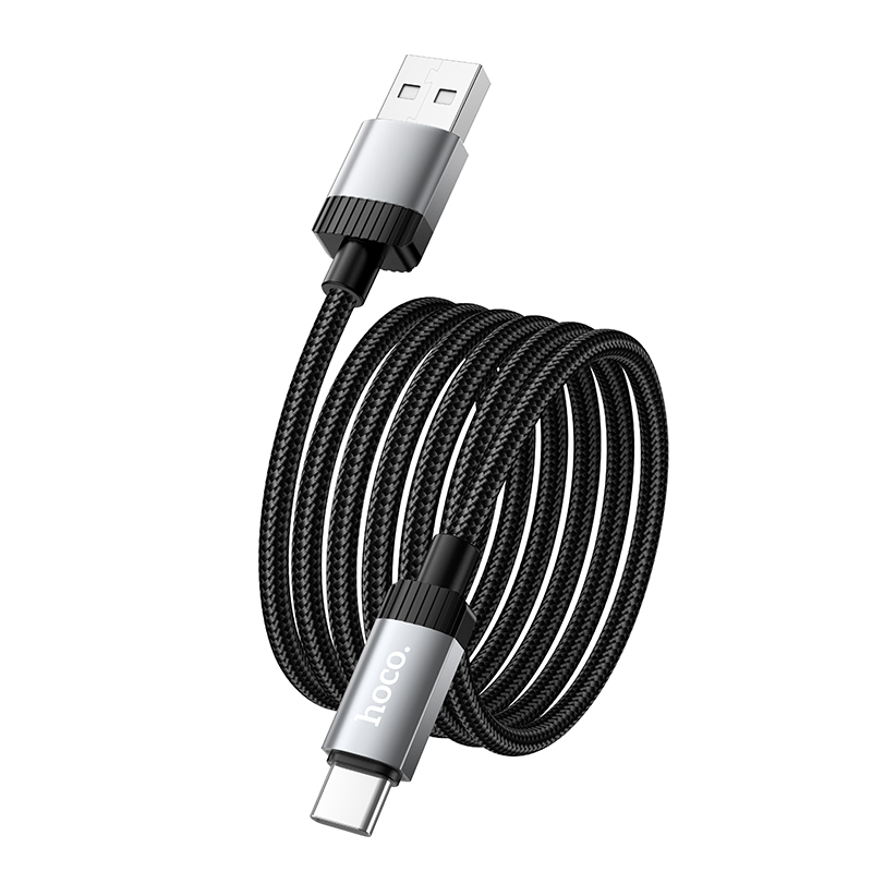 Кабель USB HOCO X117 Star USB - Type-C, 3A, 1 м, черный фото