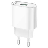 Сетевое зарядное устройство HOCO C109A Fighter 1xUSB, 3.0A, 18W, белый фото