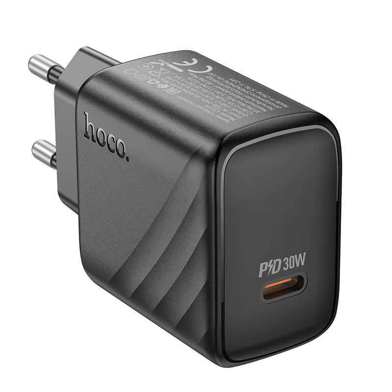 Сетевое зарядное устройство HOCO CS22A Value 1xUSB-C, 30W, черный фото