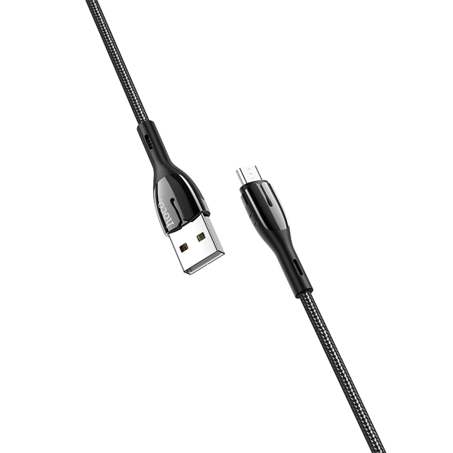 Кабель USB HOCO U89 Safeness USB - MicroUSB, 3A, 1.2 м, черный оптом недорого с доставкой Кабель USB HOCO U89 Safeness USB - MicroUSB, 3A, 1.2 м, черный фото