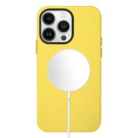 Чехол Leather Case with MagSafe KZDOO Mag Noble Collection для iPhone 13 Pro Max 6.7", желтый (4) фото