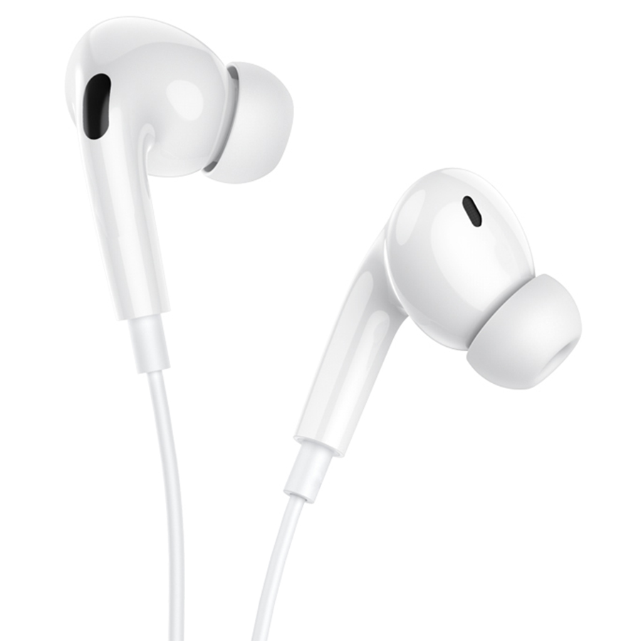 Проводные наушники HOCO M111 Pro Primero, Lightning, 1.2 м, белый фото