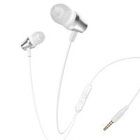 Проводные наушники BOROFONE BM38 Bright, Jack 3.5mm, 1.2 м, белый фото