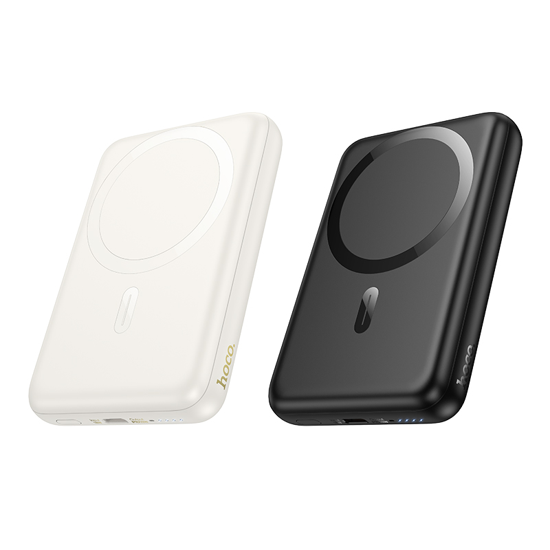 Портативный аккумулятор HOCO J141 Grace, с беспроводной зарядкой, 20W, 10000 мА⋅ч, черный фото