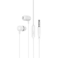 Проводные наушники BOROFONE BM77 Ascending, Jack 3.5mm, 1.2 м, белый фото