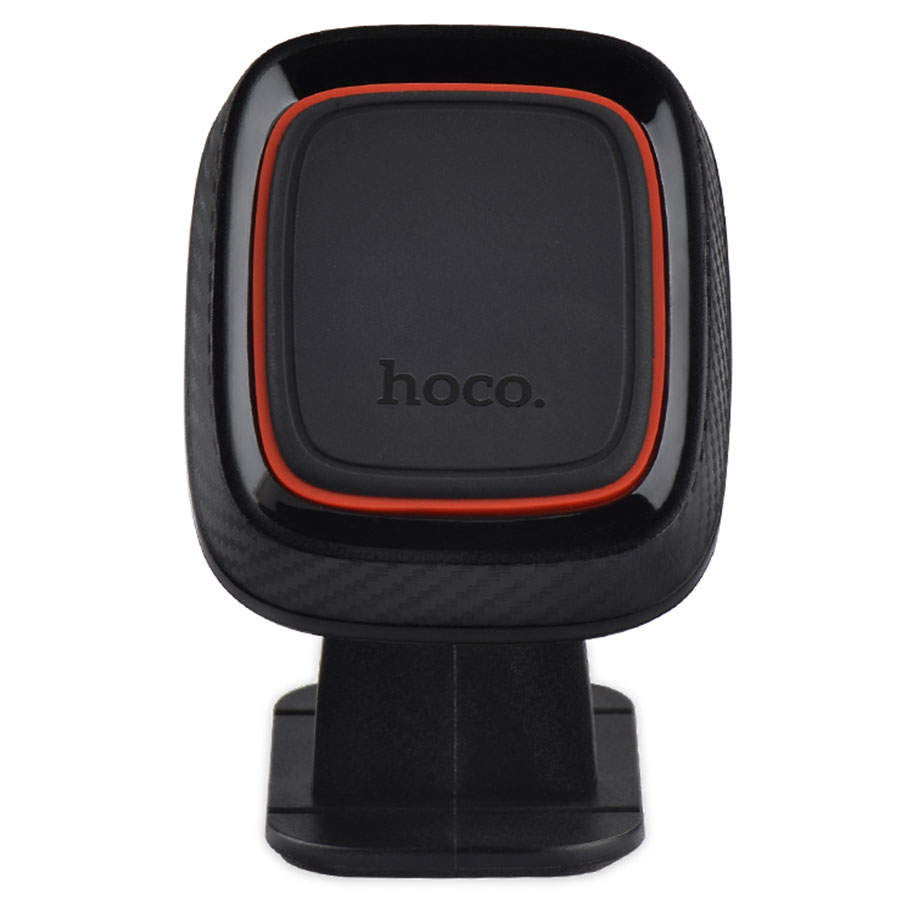 Автомобильный держатель HOCO CA24 Lotto, магнитный, на приборную панель, черный+красный фото