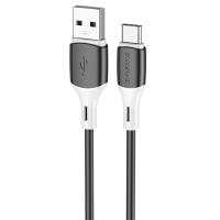 Кабель USB BOROFONE BX79 USB - Type-C, 3A, 1 м, черный фото