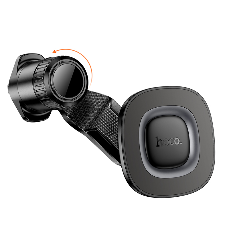 Автомобильный держатель HOCO H74 Crown, магнитный, на воздуховод, черный+серый металлик фото