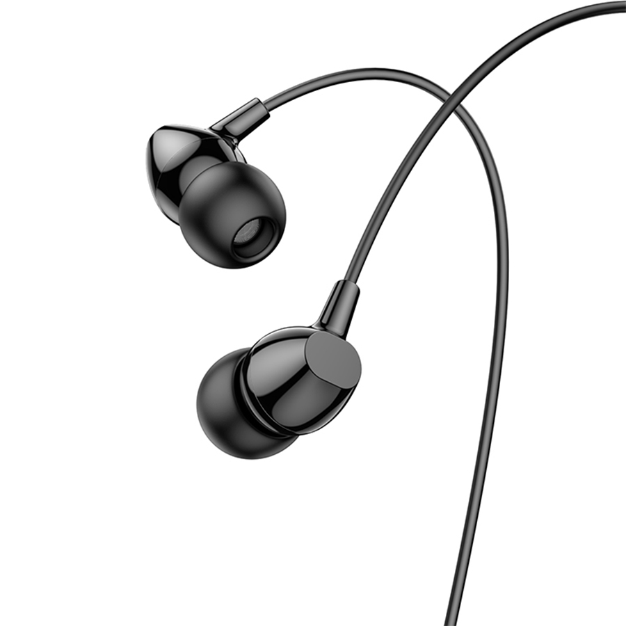Проводные наушники HOCO M94 universal, Jack 3.5mm, 1.2 м, черный фото