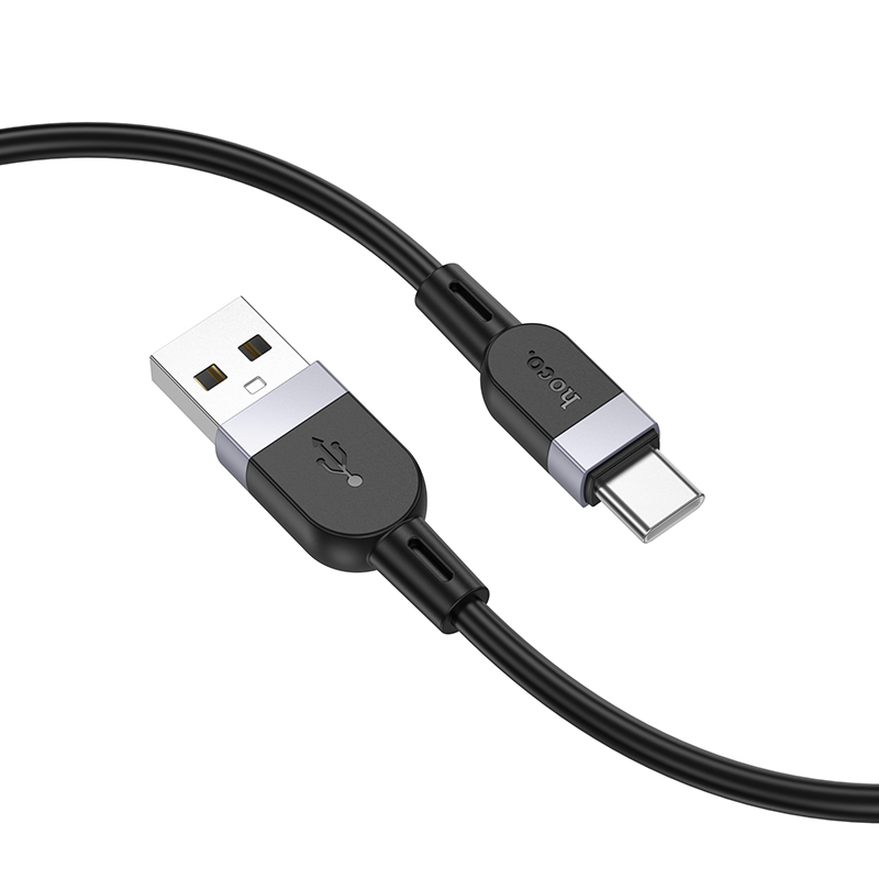 Кабель USB HOCO X109 Energy  USB - Type-C, 3A, 2 м, черный фото