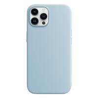 Чехол Silicone Case with MagSafe и Анимация цвета для iPhone 14 Pro 6.1", облачно-синий (9) фото