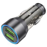 Автомобильное зарядное устройство HOCO NZ12 Prosperity, 2xUSB, 36W, черный фото