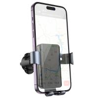 Автомобильный держатель HOCO H70 Gamble , зажимной, на воздуховод, черный фото