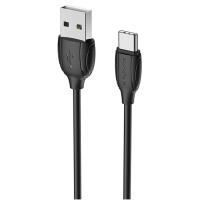 Кабель USB BOROFONE BX19 Benefit USB - Type-C, 1.3А, 1 м, черный фото