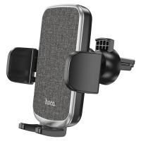 Автомобильный держатель HOCO CA94 Polaris, зажимной, на воздуховод, черный фото