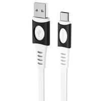 Кабель USB BOROFONE BX35 Carib USB - Type-C, 2.4А, 1 м, белый оптом недорого с доставкой Кабель USB BOROFONE BX35 Carib USB - Type-C, 2.4А, 1 м, белый фото